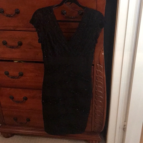 Let Chateau Black bodycon dress. - Picture 1 of 2